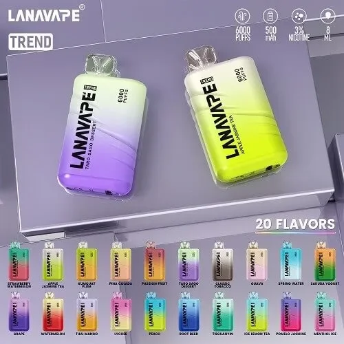 新品上市 LANA6000口 拋棄式/一次性電子煙 台灣現貨